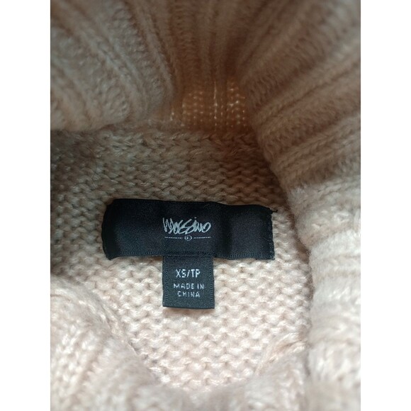 Mossimo Sweater Vest Cable Knit Cream Women’s Turtleneck Sz XS/TP - Picture 5 of 8